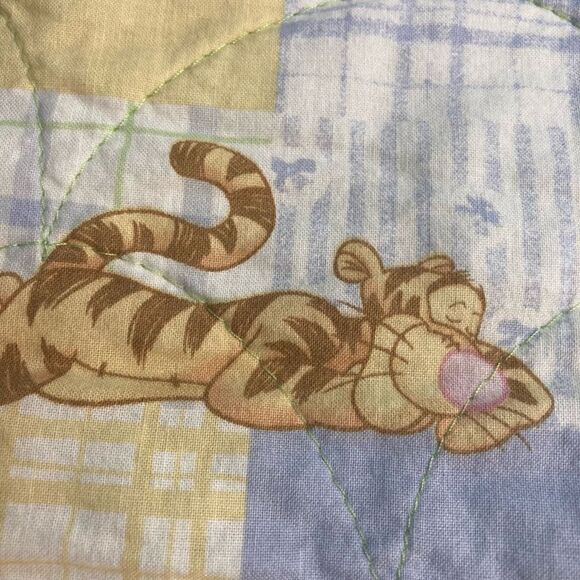 Artisan Handcrafted Baby Blanket Winnie The Pooh Characters All My Friends Size - Picture 4 of 8